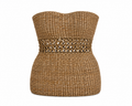 Handwoven Raffia Corset